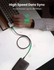 Кабель UGREEN USB 2.0 A Male to Mini 5 Pin Male Cable 1.5m (Black)