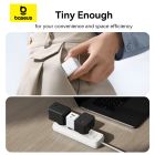 Мережевий зарядний пристрій Baseus Palm Fast Charger C+U 30W EU Moon White