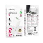 Мережевий зарядний пристрій BOROFONE BN29 Fuente PD30W+QC3.0 charger (EU) White