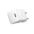 Мережевий зарядний пристрій з кабелем Baseus Palm Fast Charger 1C 30W EU Moon White(With:Baseus Mini White Cable C to C 60W(20V/3A) 1m Moon White)