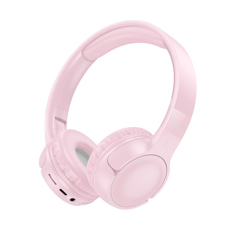 Бездротові накладні навушники BOROFONE BO32 Show BT headphones Pink