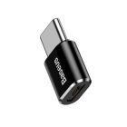 Адаптер Baseus Micro Female To Type-C Male Adapter Converter Black