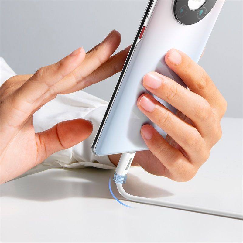 Кабель Baseus Superior Series Fast Charging Data Cable USB to Type-C 100W 2m Moon White