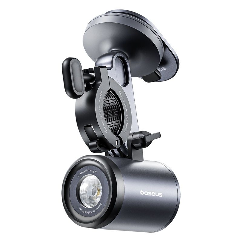 Велотримач для телефона Baseus PrimeTrip Series Dual-Color Bike Light 2-in-1 Set Cosmic Black