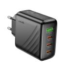 Мережевий зарядний пристрій HOCO CS27A Supply PD67W (3C1A) charger (EU) Black