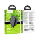 Мережевий зарядний пристрій HOCO CS27A Supply PD67W (3C1A) charger (EU) Black