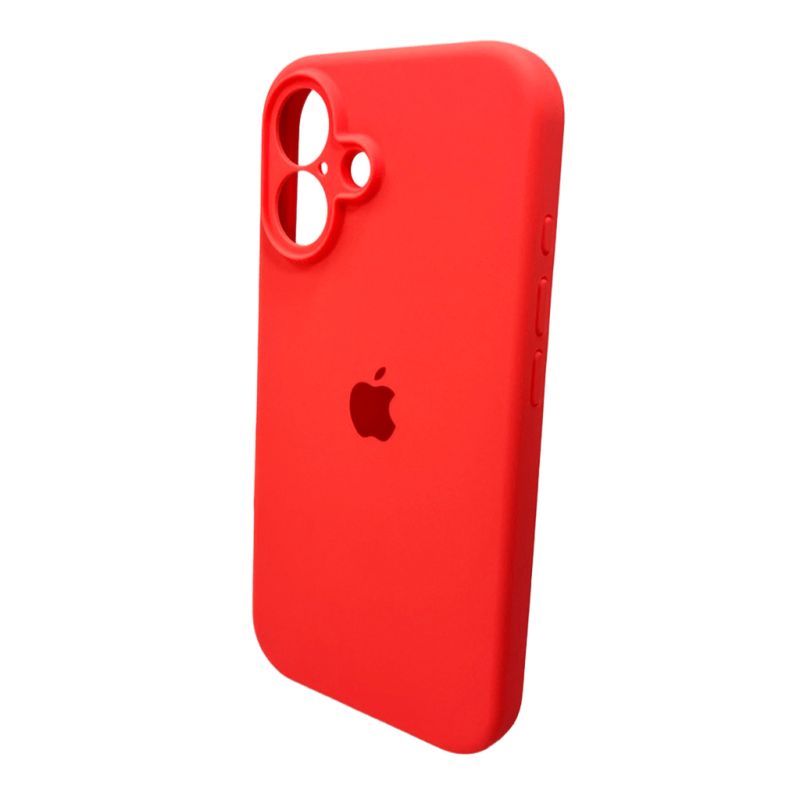 Чохол для смартфона Silicone Full Case AA Camera Protect for Apple iPhone 16 18,Peach