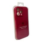 Чохол для смартфона Silicone Full Case AA Camera Protect for Apple iPhone 16 Pro 35,Maroon