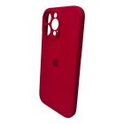 Чохол для смартфона Silicone Full Case AA Camera Protect for Apple iPhone 16 Pro 35,Maroon