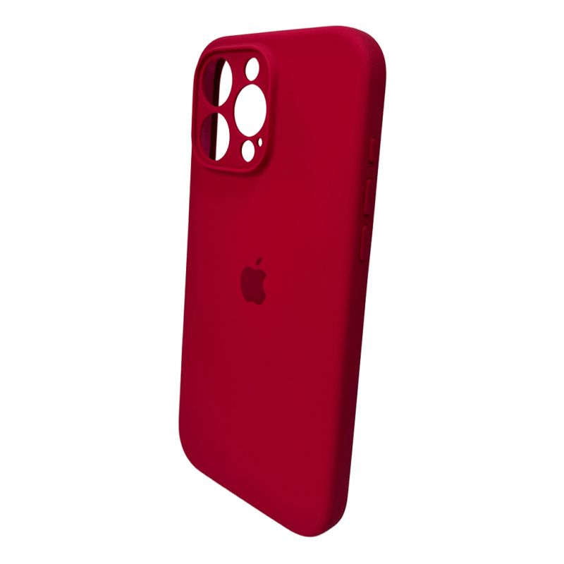 Чохол для смартфона Silicone Full Case AA Camera Protect for Apple iPhone 16 Pro 35,Maroon