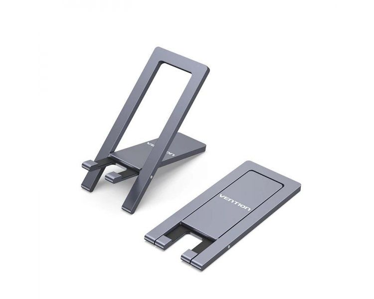 Тримач для телефона Vention Portable Cell Phone Stand Holder for Desk Aluminum Alloy Type Gray (KCZH0)