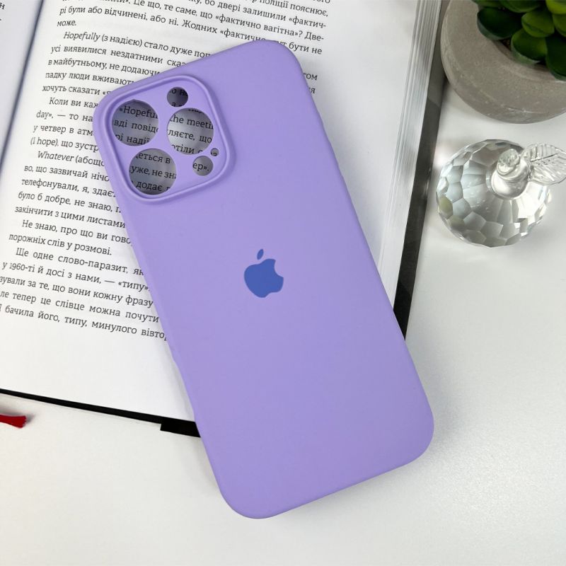 Чохол для смартфона Silicone Full Case AA Camera Protect for Apple iPhone 16 Pro Max 26,Elegant Purple
