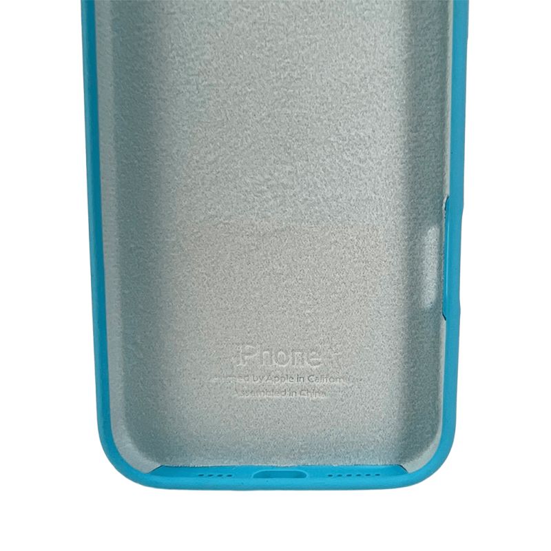 Чохол для смартфона Silicone Full Case AA Camera Protect for Apple iPhone 16 Pro Max 44,Light Blue