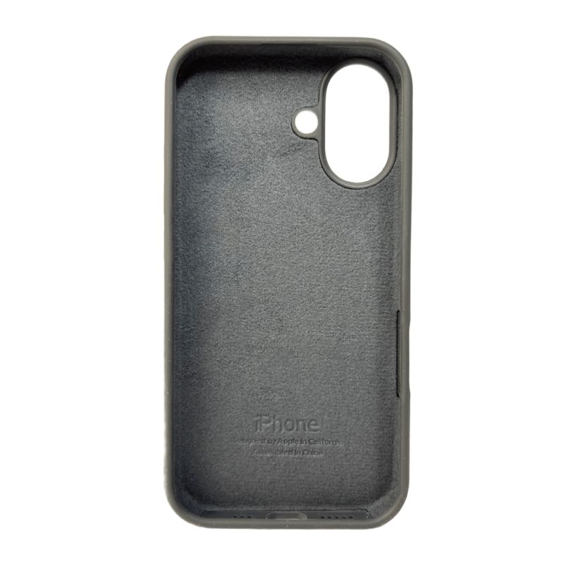 Чохол для смартфона Silicone Full Case AA Open Cam for Apple iPhone 16 12,Dark Grey