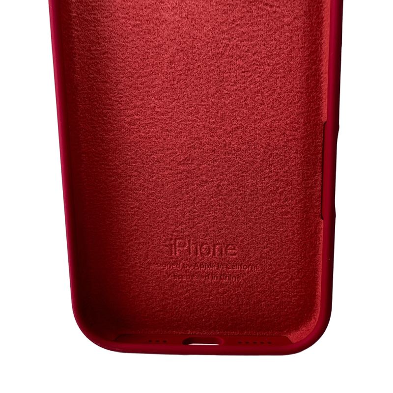 Чохол для смартфона Silicone Full Case AA Open Cam for Apple iPhone 16 35,Maroon