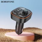 АЗП з FM-модулятором BOROFONE BC59 Heroic car BT FM transmitter Black