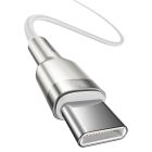 Кабель Baseus Cafule Series Metal Data Cable Type-C to Type-C 100W 2m White