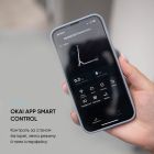 Електросамокат OKAI ES30-NEON PRO Black 10", 350(700)W, 14.7Ah, 80km, 25km\h, 25%, NFC, App, 21kg