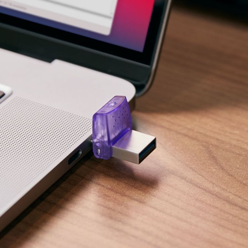 Флеш-накопичувач Kingston USB 3.2 DT microDuo 3C 64GB (Type-A/Type-C) (200Mb/s)