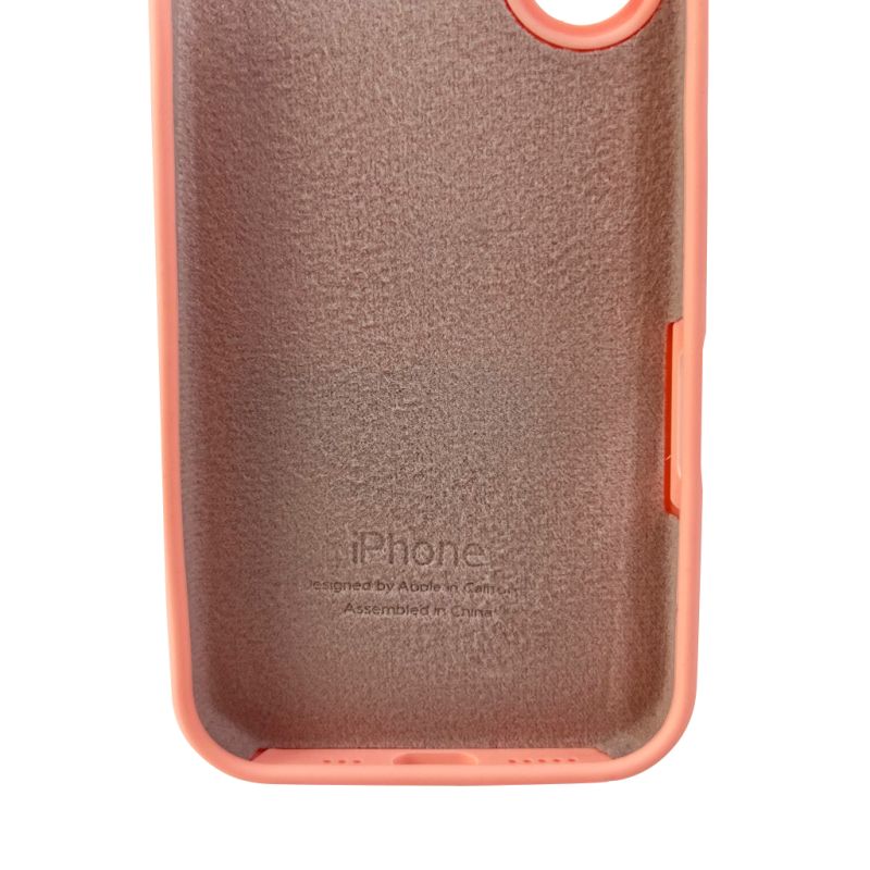 Чохол для смартфона Silicone Full Case AA Camera Protect for Apple iPhone 16 37,Grapefruit