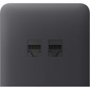 Бічна панель для вбудованої інтернет-розетки Ajax SideCover (LAN) vertical Graphite (126223.319.GP)