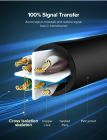 Кабель UGREEN NW102 Cat 6 U/UTP Lan Flat Cable 15m (Black)(UGR-50180)