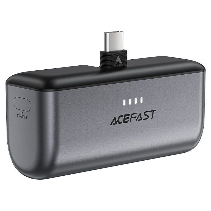 Зовнішній акумулятор ACEFAST M9-5000 PD20W capsule power bank Black