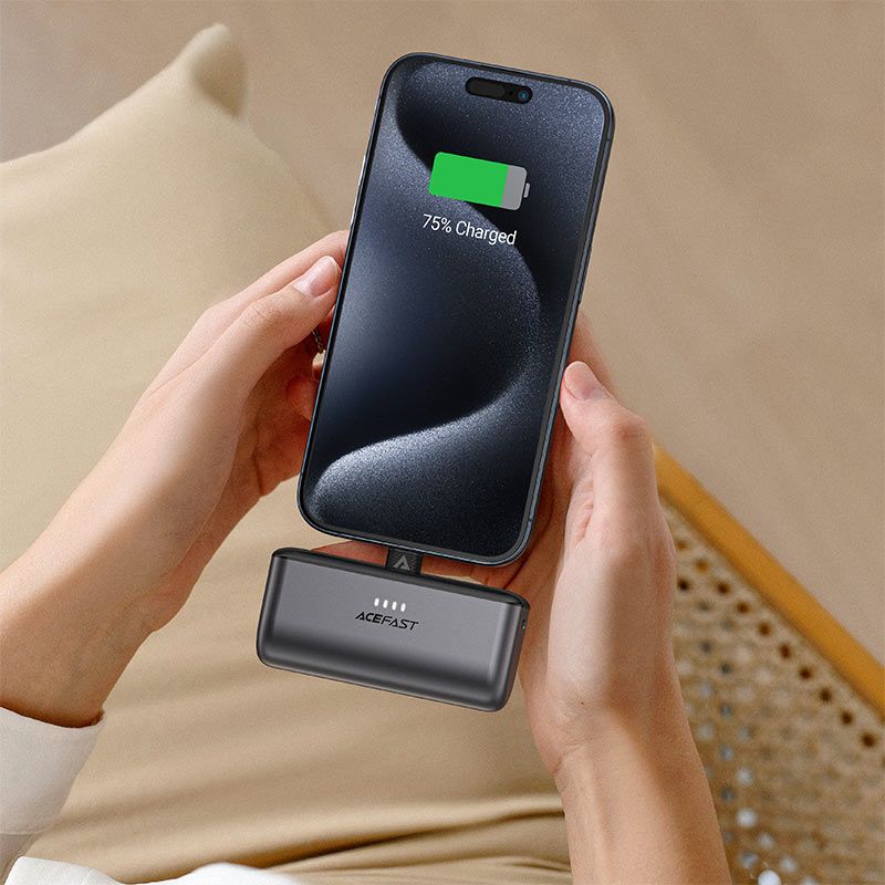 Зовнішній акумулятор ACEFAST M9-5000 PD20W capsule power bank Black