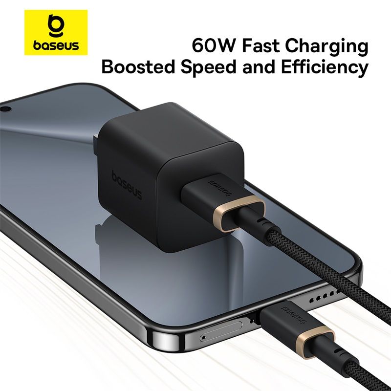 Кабель Baseus Dura Series Fast Charging Cable USB to Type-C 60W 2m Gold+Black