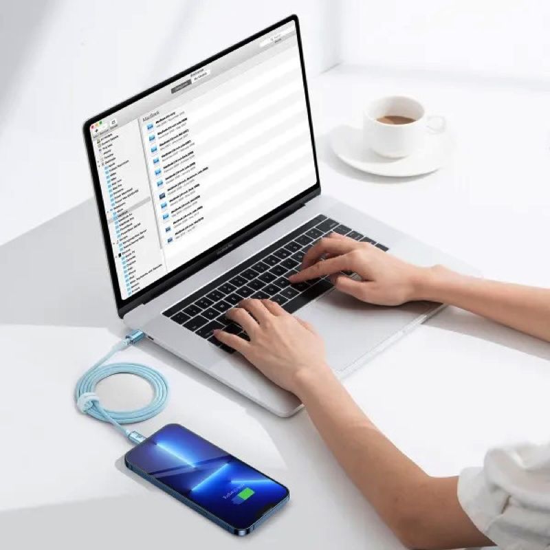 Кабель Baseus Gem Fast-Charging Data Cable USB-C to iP 20W 1m Galaxy Blue