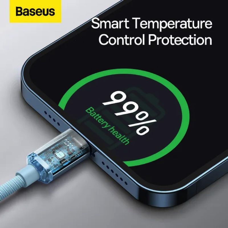 Кабель Baseus Gem Fast-Charging Data Cable USB-C to iP 20W 1m Galaxy Blue