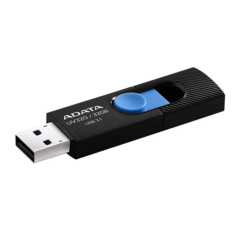 Флеш-накопичувач ADATA USB 3.2 AUV 320 32Gb Black/Blue