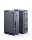 USB-хаб Baseus UnionJoy 17-Port Triple-Display  Docking Station Space Grey（USB-C to HDMI4K@60Hz*2+DP4K@60Hz*1+USB3.0*3+USB-C3.0*2+USB2.0*2+PD*1+PC*1+