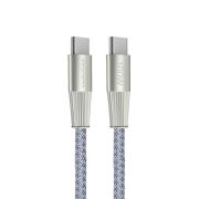 Кабель WUW-X201 Type-C to Type-C 100W 1m grey