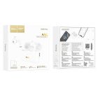 Бездротові навушники HOCO EW56 Plus Generoso true wireless ANC noise reduction BT headset White