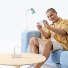 Мережевий зарядний пристрій Baseus PicoGo GaN Fast Charger 1C 45W EU Moon White
