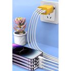 Мережевий зарядний пристрій WUW-C212 48W Charger 2 USB C +  2 USB C yellow