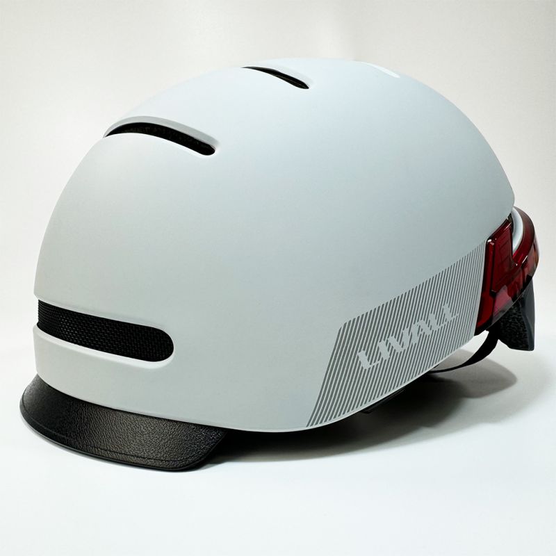 Захисний шолом Livall BH51M NEO (L) Sandstone Grey (57-61см), акустика, мікрофон, сигнали поворотів та стопів, додаток, пульт BR80, Bluetooth