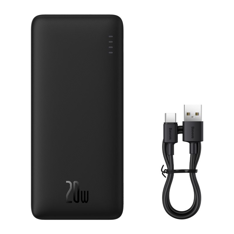 Зовнішній акумулятор Baseus Airpow Fast Charge Power Bank 30000mAh 20W Black