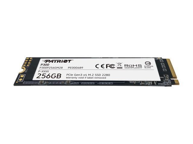 Накопичувач SSD M.2 Patriot P300 256GB NVMe 2280 PCIe 3.0 3D TLC