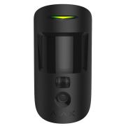 Бездротовий датчик руху Ajax HDR MotionCam (PhOD) з підтримкою фотоверифікації тривог, функцій «Фото за запитом» і «Фото за сценарієм» Black (MotionCam (PhOD))