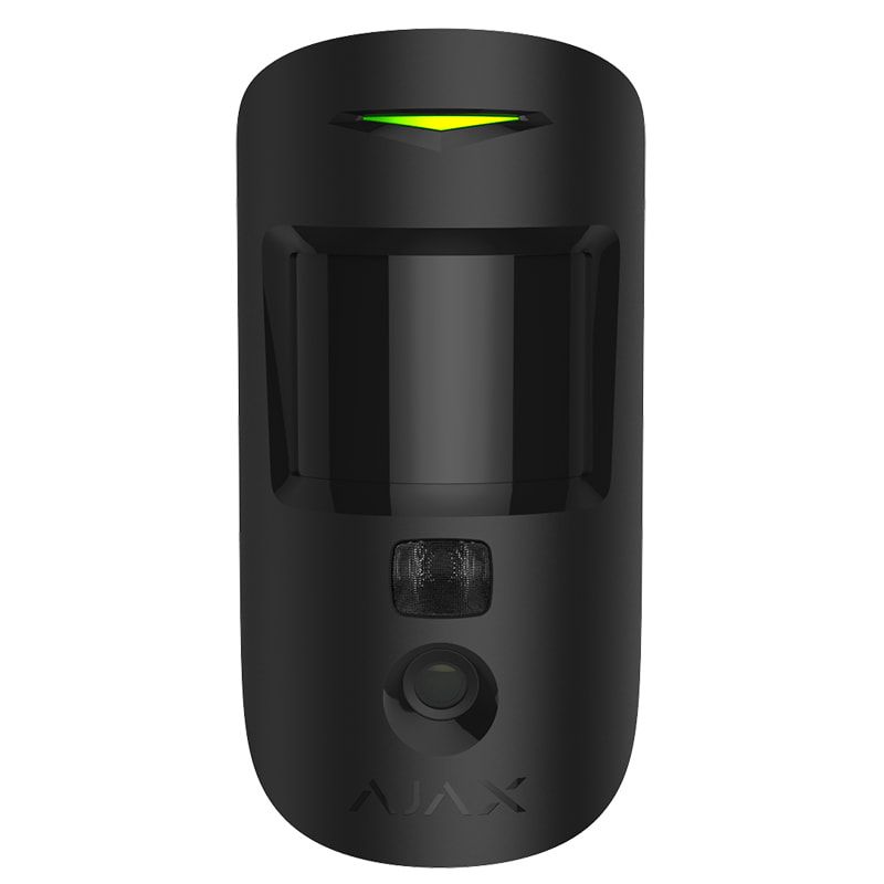 Бездротовий датчик руху Ajax HDR MotionCam Black (MotionCam)