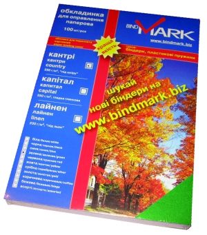 Обкладинки bindMARK Кантри А3, зелені, картон під шкіру (100 шт. в уп)