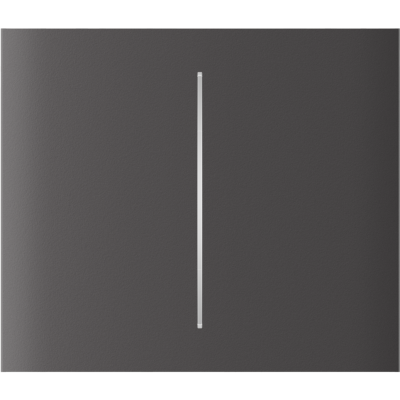 Центральна кнопка для двоклавішного вимикача Ajax CenterButton (2-gang) vertical Grey