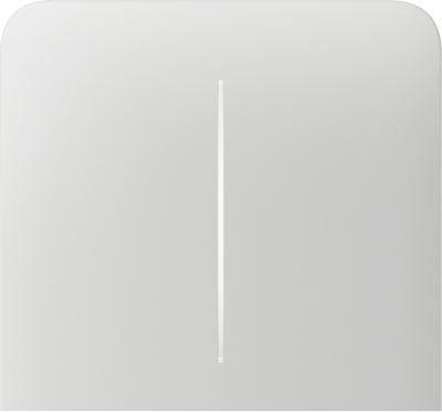 Бічна кнопка для двоклавішного вимикача Ajax SideButton (2-gang) vertical White