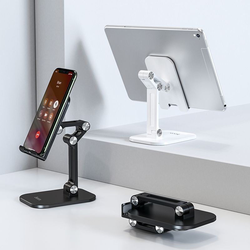 Тримач для телефона HOCO PH34 Excelente double folding desktop stand Black
