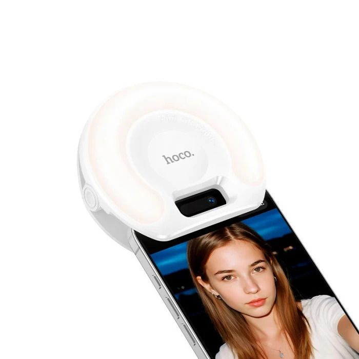 Лампа на телефон HOCO K160 Olas fill light White