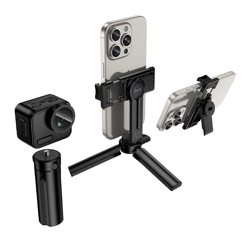 Штатив HOCO K100 Prestigio mini tripod Black