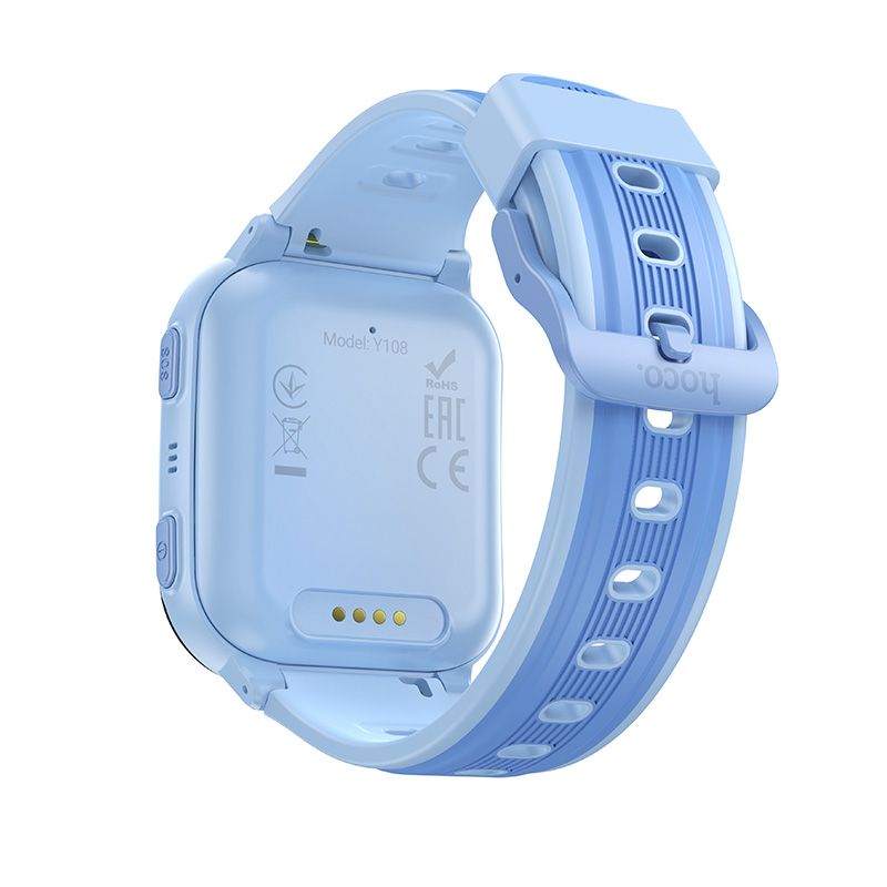 Дитячий смарт-годинник HOCO Y108 4G children phone-watch Blue