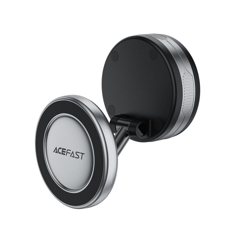 Автотримач для телефона ACEFAST E30 Electric Suction cup magnetic Phone holder, Metal Gray